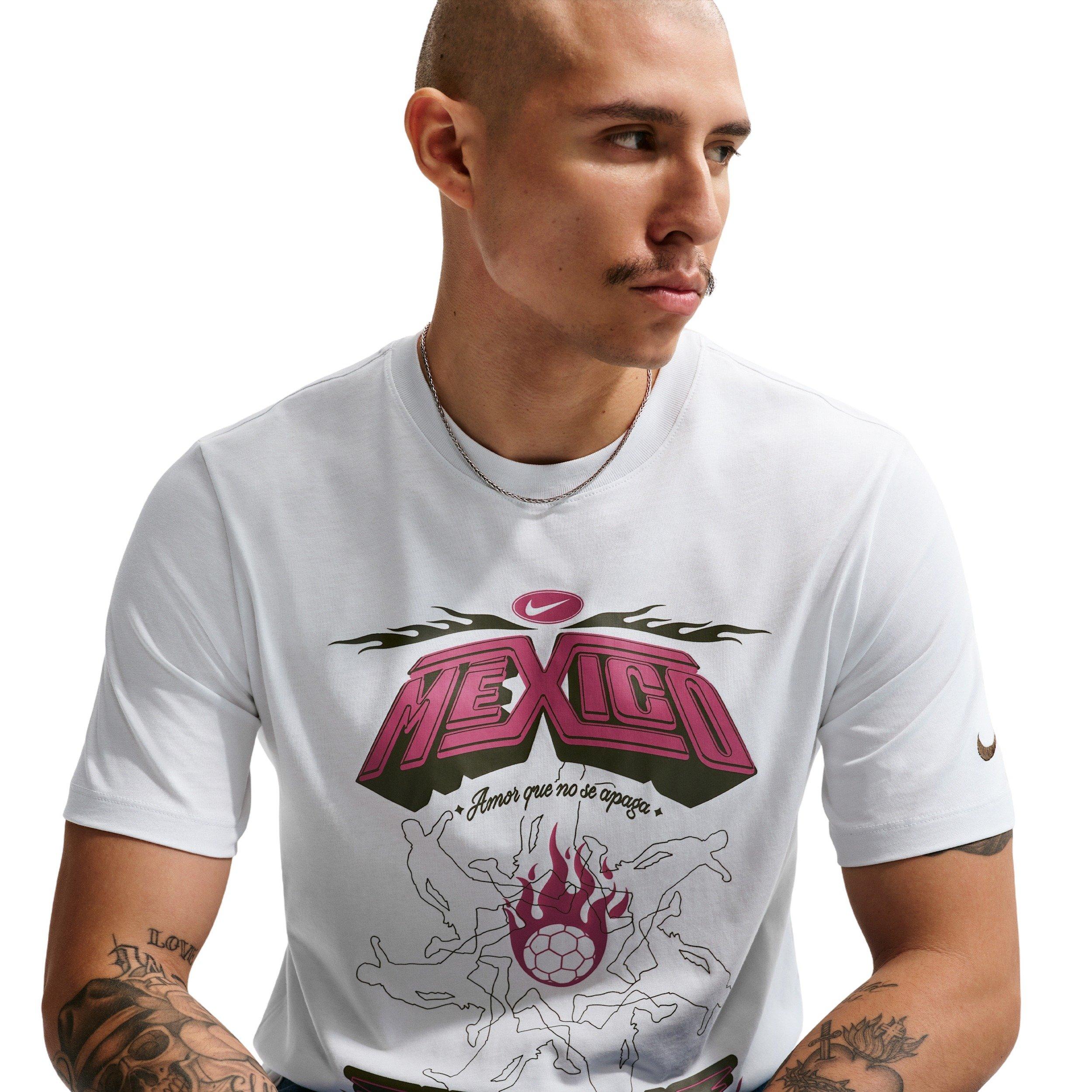 Nike Men's Sportswear Graphic Mexico Soccer T-Shirt - OFF-WHITE